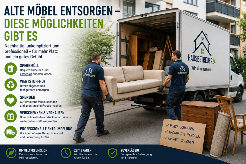 Alte Möbel entsorgen