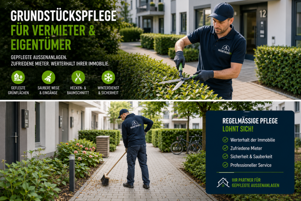 Grundstückspflege für Vermieter und Eigentümer