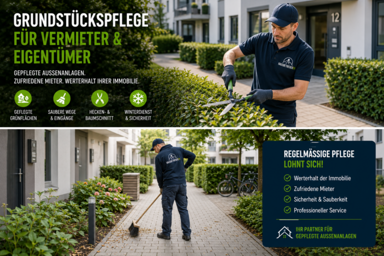 Grundstückspflege für Vermieter und Eigentümer