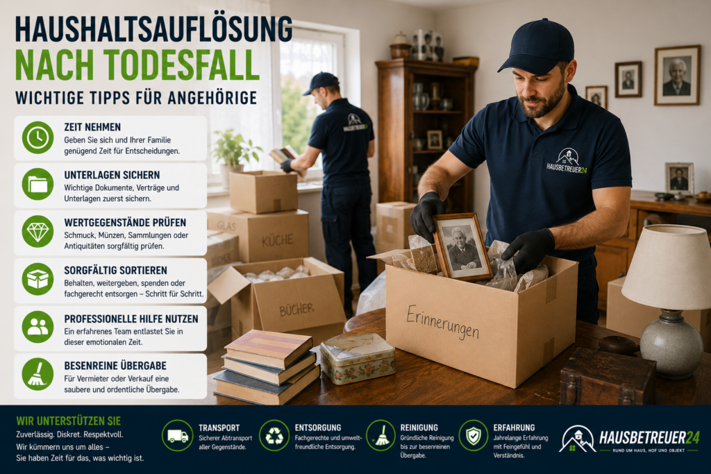 Haushaltsauflösung nach Todesfall
