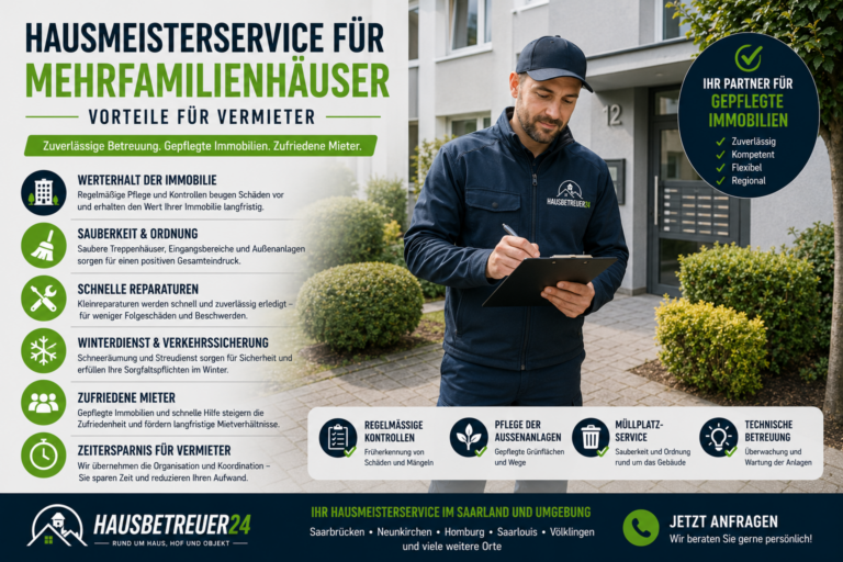 Hausmeisterservice für Mehrfamilienhäuser
