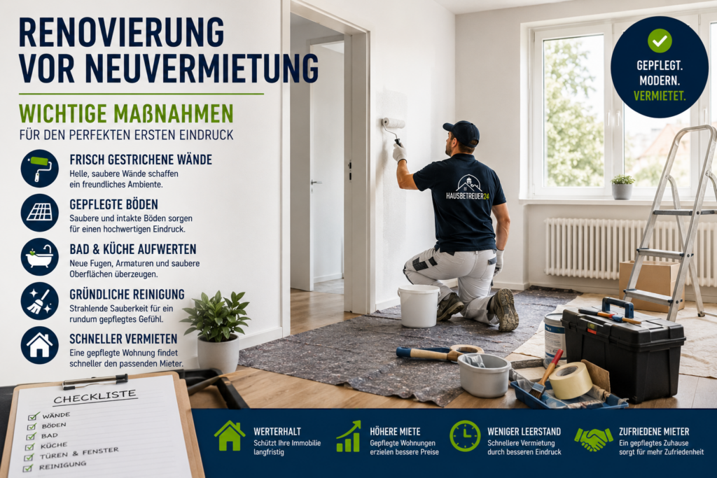 Renovierung vor Neuvermietung