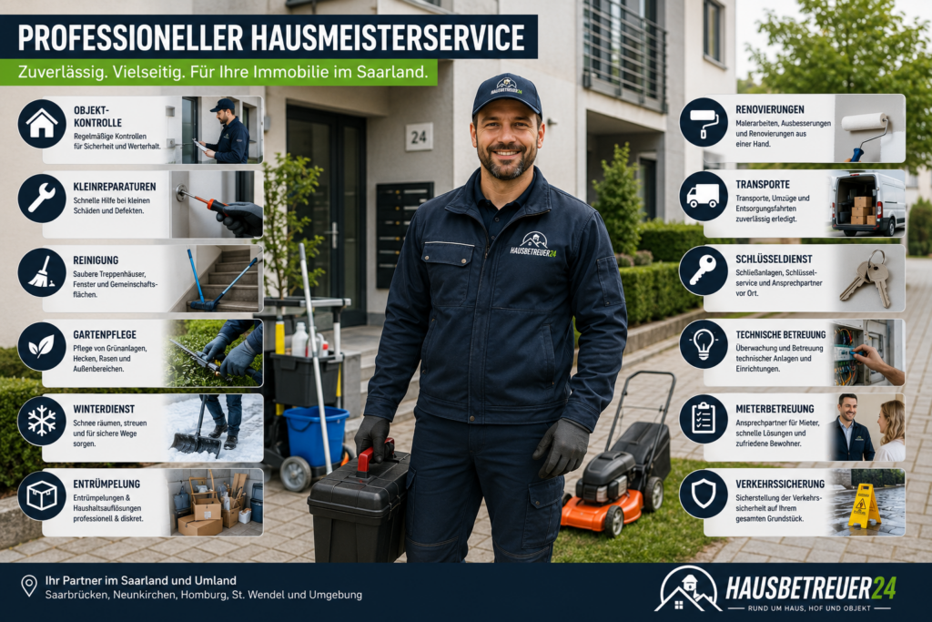 professioneller Hausmeisterservice im Saarland