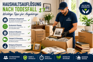 Planung, Entrümpelung, Wertgegenständen, Entsorgung und besenreiner Übergabe