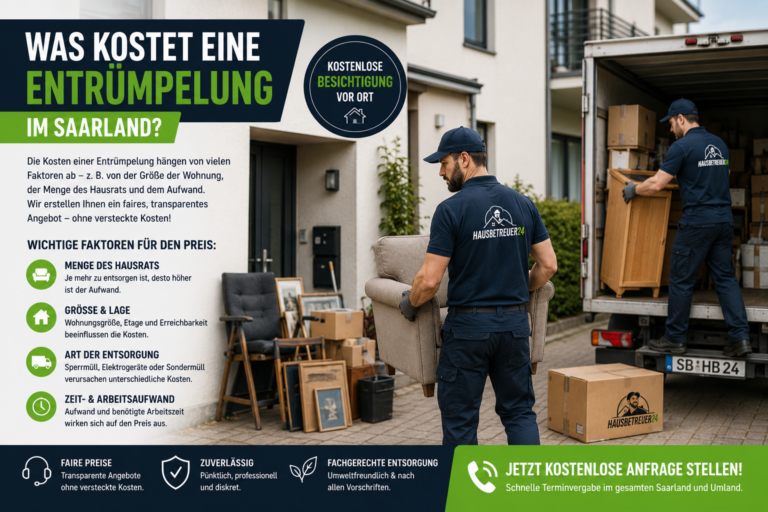 Was kostet eine Entrümpelung im Saarland