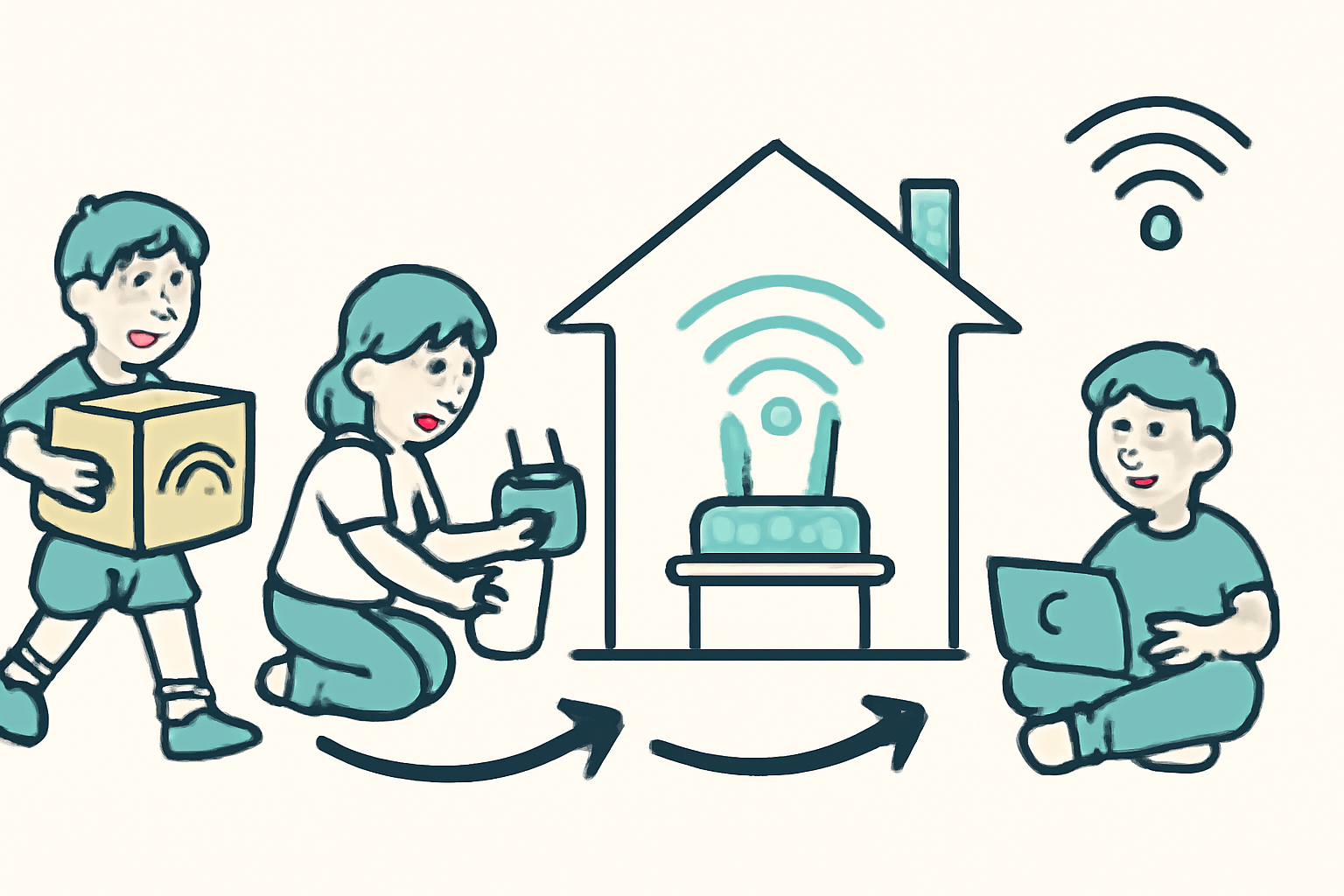 Schritt 3 – Router richtig platzieren (größter Hebel) – wlan installieren