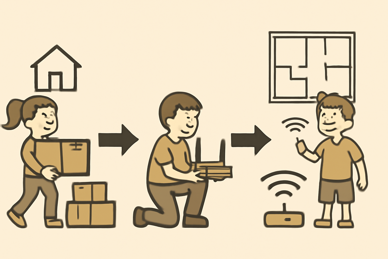 Router-Standort in der neuen Wohnung: Die beste Lösung nach Grundriss-Typ – wlan installieren nach umzug