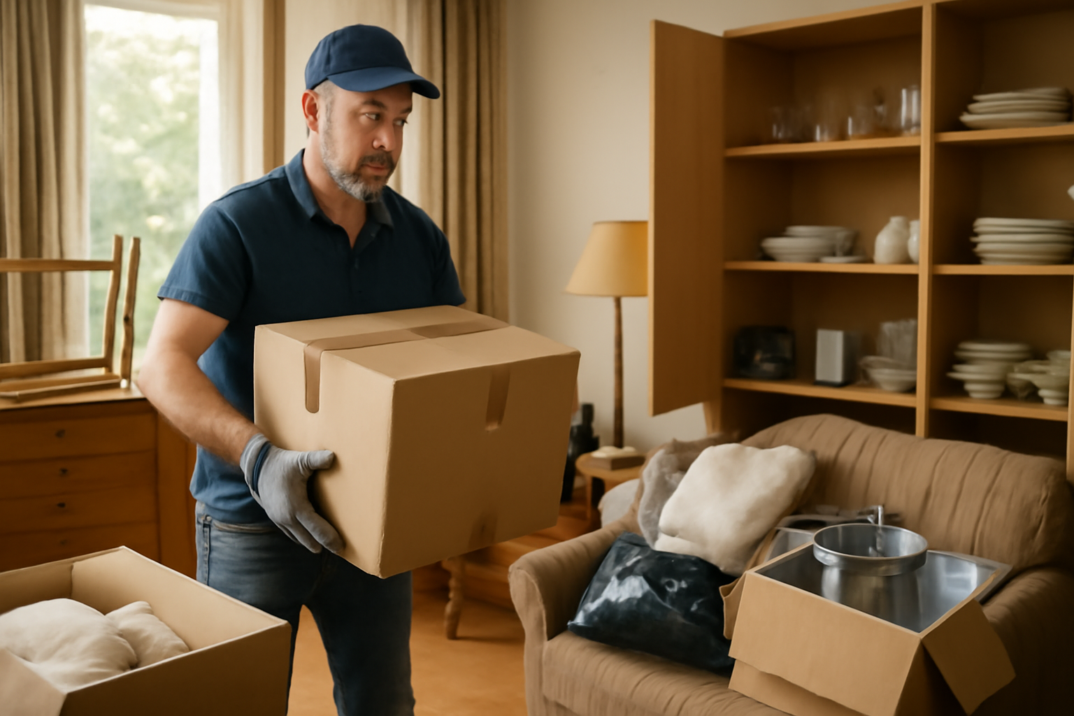 Schritt 6 – Möbel, Hausrat, Küche, Keller & Dachboden: Raum-für-Raum vorgehen – wohnung ausräumen nach todesfall